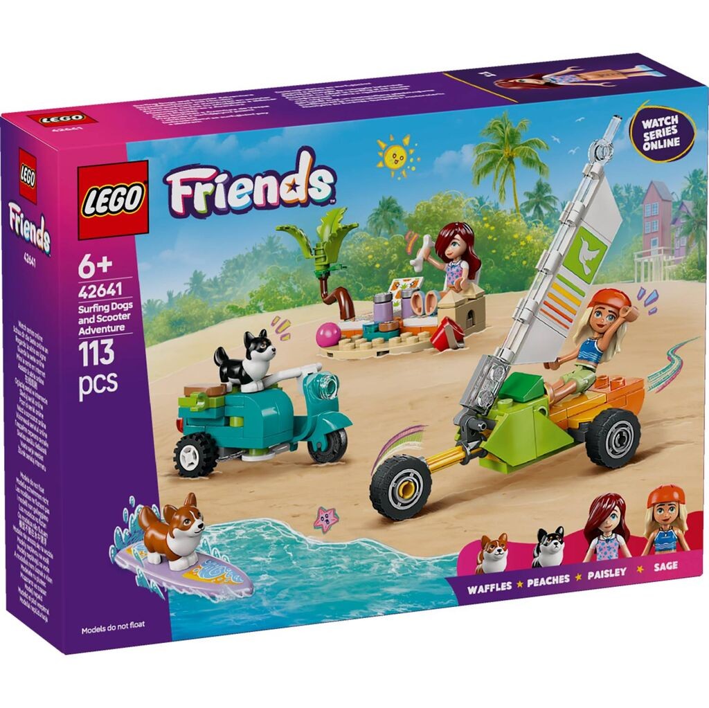 LEGO Friends avantura surfanja sa psima i skuterom 42641