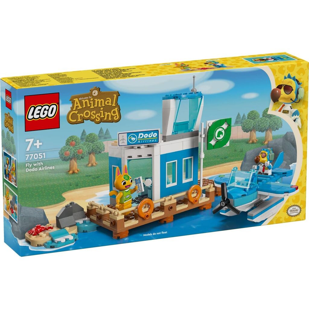 LEGO Igračka LEGO kocke Animal Crossing Fly with Dodo Airlines 7+