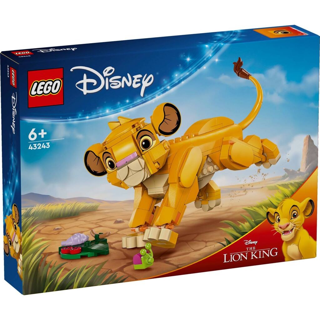 Lego Igračka kocke Disney Simba the Lion King Cub 6+,Žuta