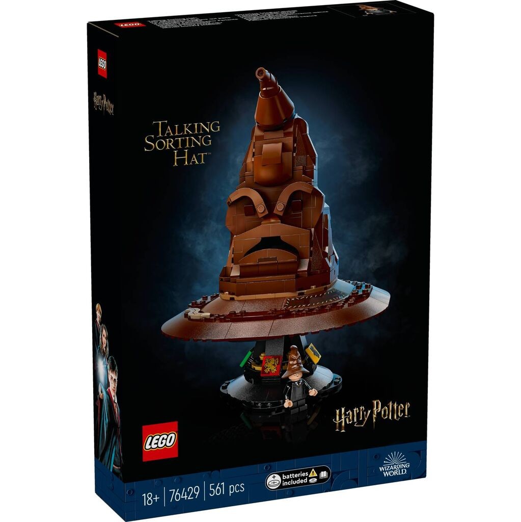 Lego Igračka kocke Harry Potter Talking Sorting Hat 18+,Smeđa (braon)