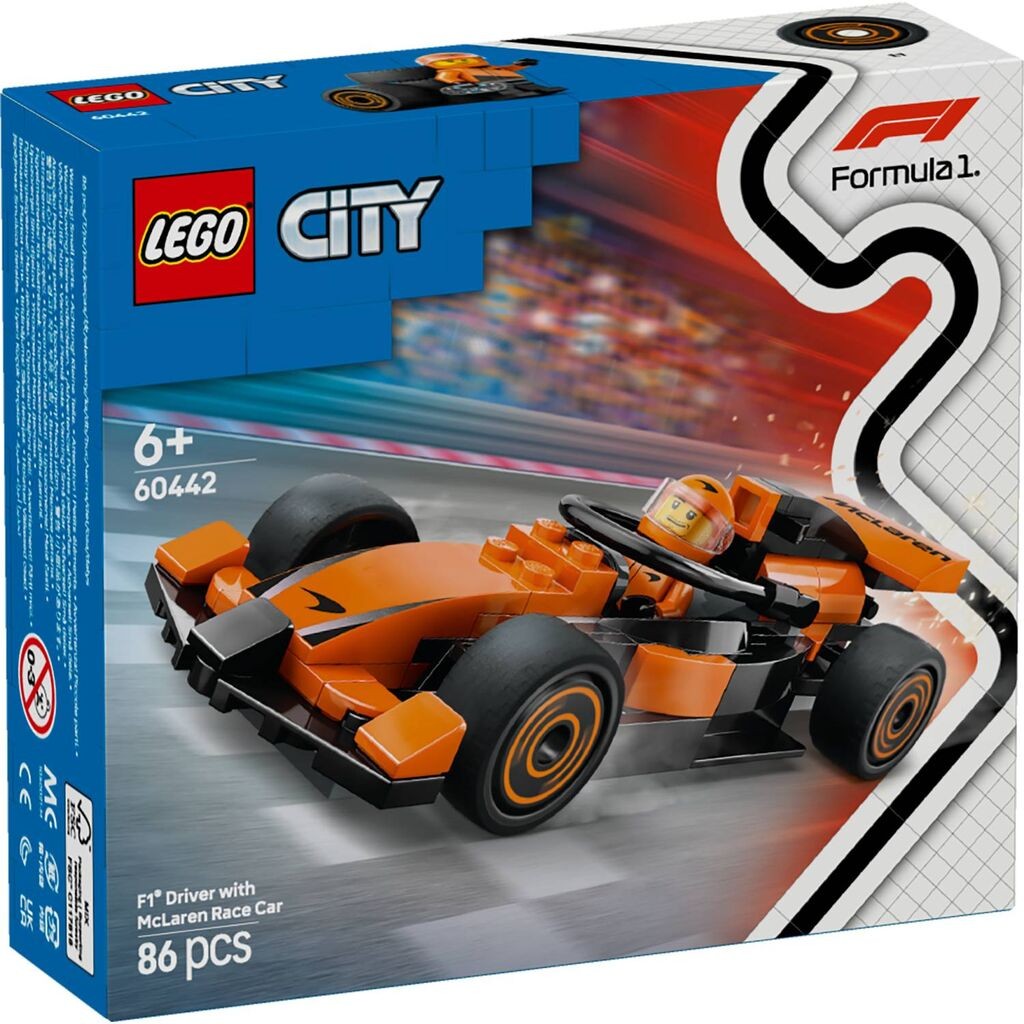 LEGO City F1 vozač s McLaren Formulom 60442