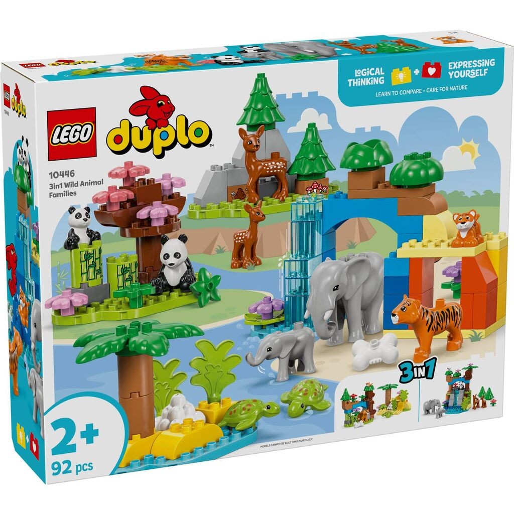 LEGO Duplo 3u1 Porodice divljih životinja 10446