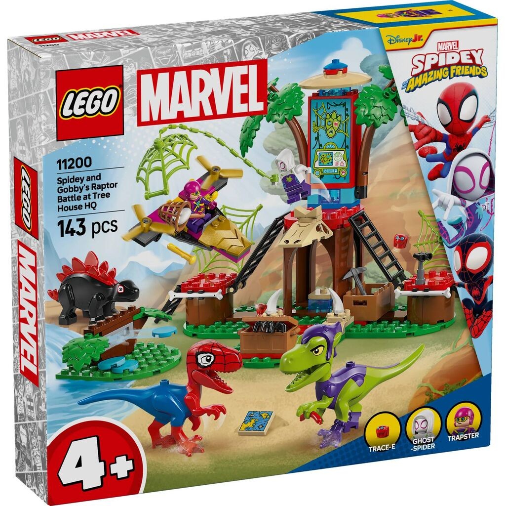 LEGO Marvel Spidey vs. Gobi-Raptor Treehouse Battle 11200