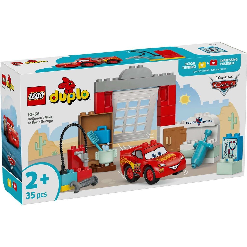 Igracka Lego Kocke Duplo Disney Mcqueen'S Visit To Doc'S Garage 2+