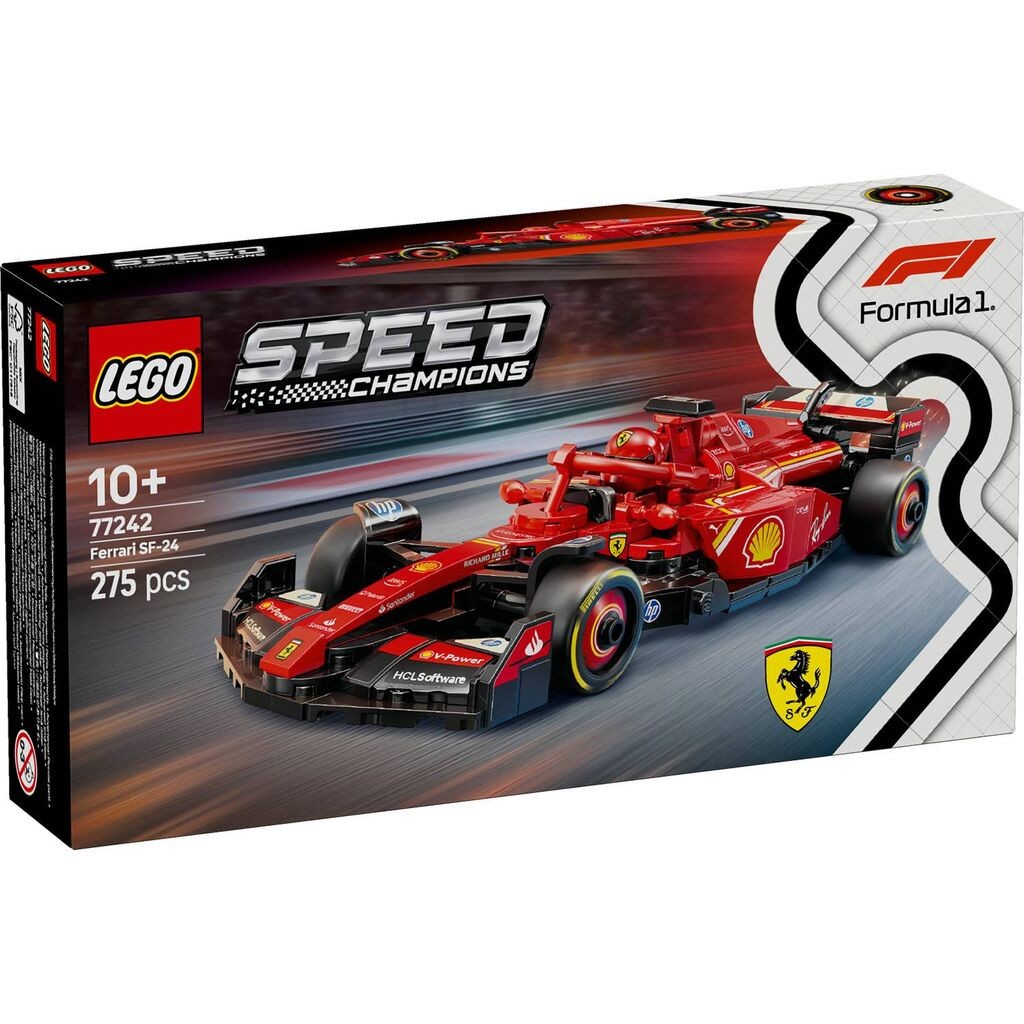 Igračka Lego kocke Speed Champions Ferrari SF-24 F1 Race Car 10+