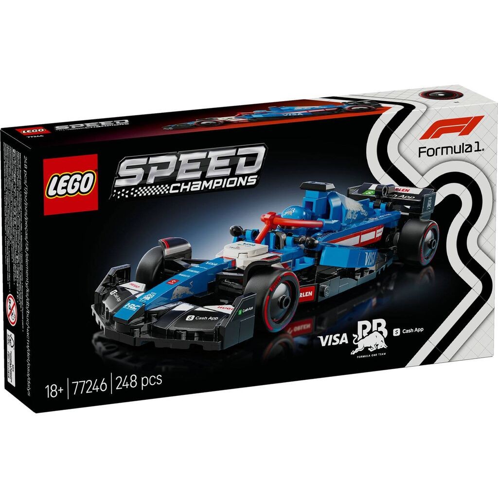 Igračka Lego kocke Speed Champions Visa Cash App RB VCARB 01 F1 Race Car 18+