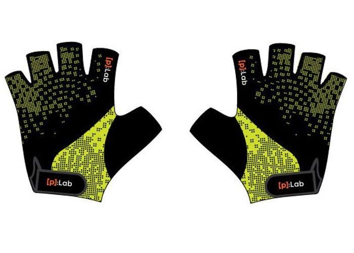 Rukavice P:Lab Black/Fluo Green M