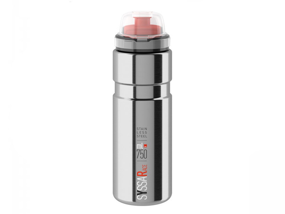 Bidon Elite Alu Syssa Race Silver 750Ml