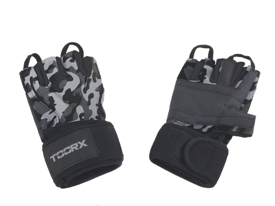 Rukavice Fitness Toorx Sa Banražerom Arctic CamouflageBlack L