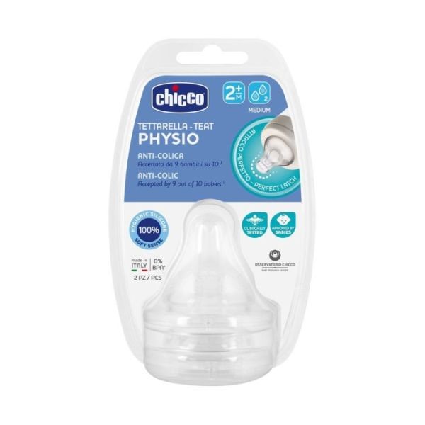Chicco Cucla Silikon 2M+ 2/1 Perfect5,Srednji Protok