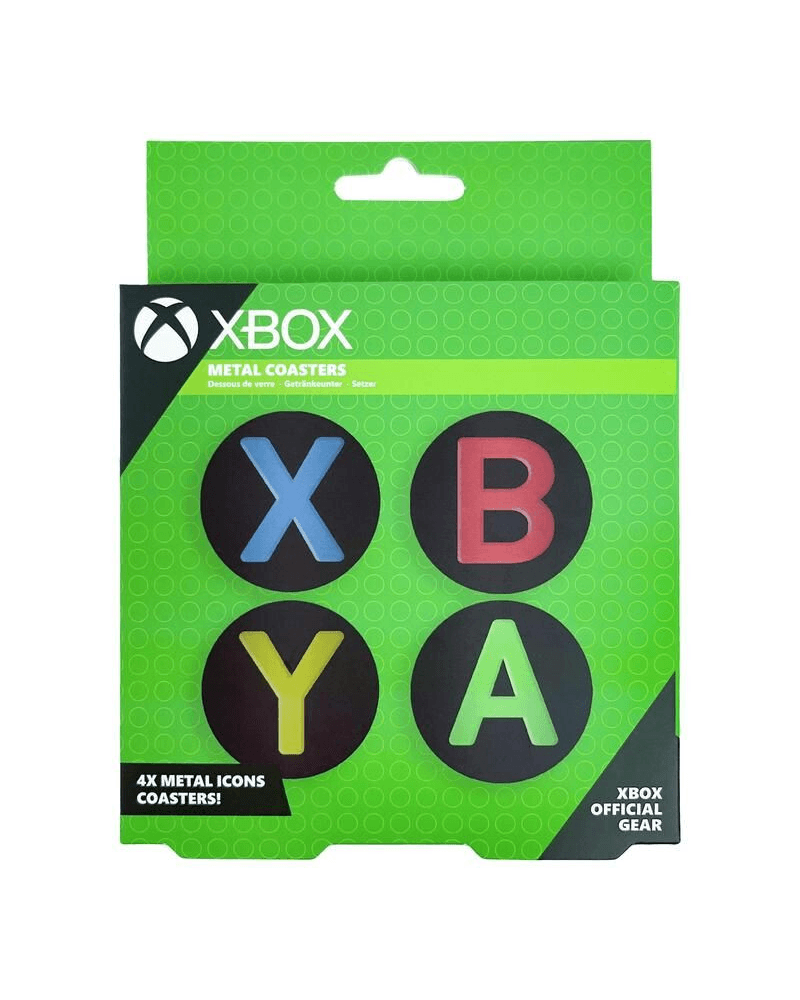 Paladone Products Podmetači za čaše Xbox, Metalni