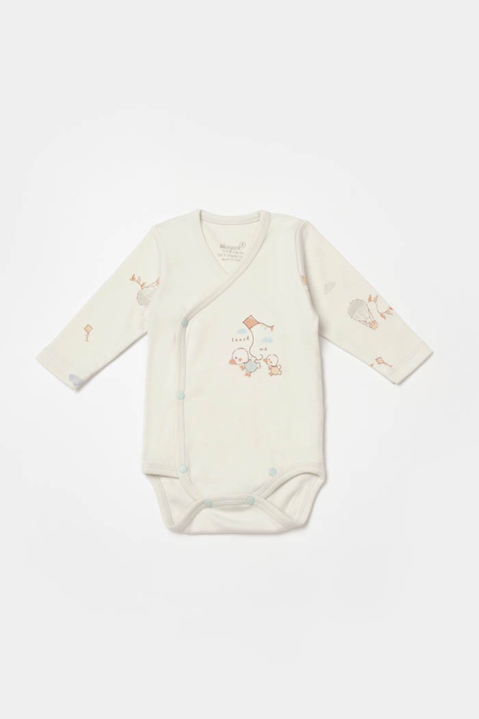 BiOrganic Bodi za bebe BiOrganic, dugi rukav, više boja, 56cm