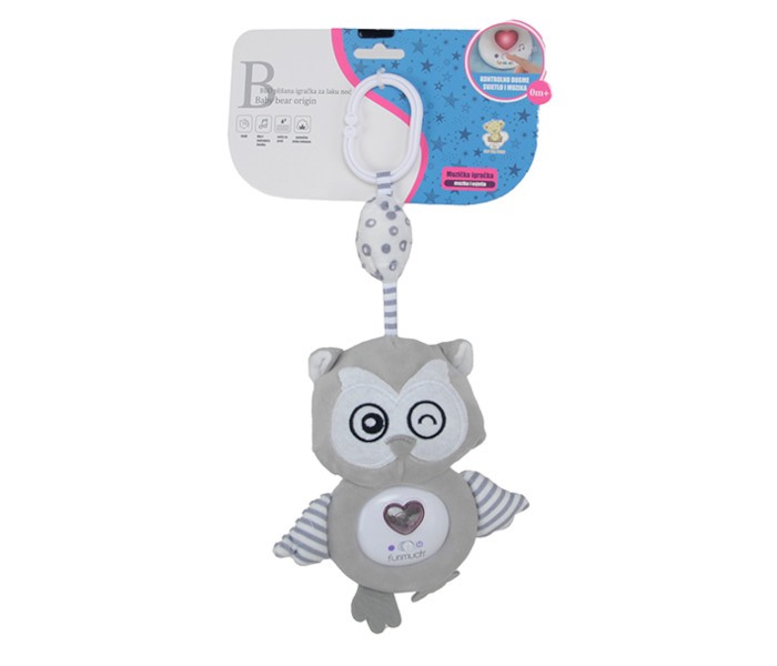 BBO BBO Plišana muzička igračka za laku noć