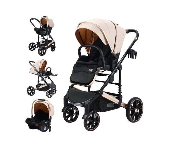 BBO Kolica za bebe Bbo Megamove set-Latte