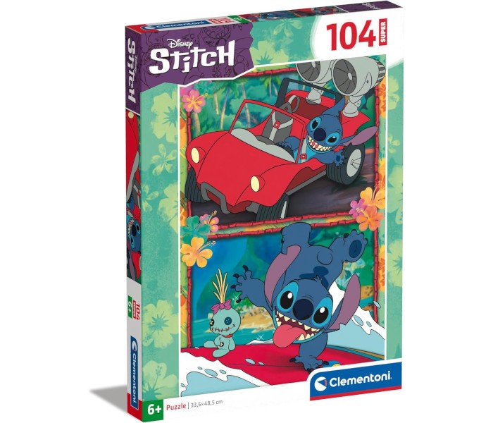 Clementoni Igračka i puzle 104 kom. Super Disney Stitch