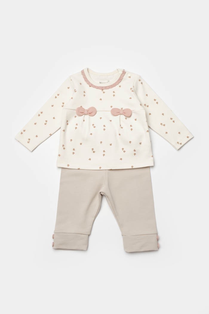 BiOrganic Bebi pantalone sa majčicom Biorganic ,bež,80cm.