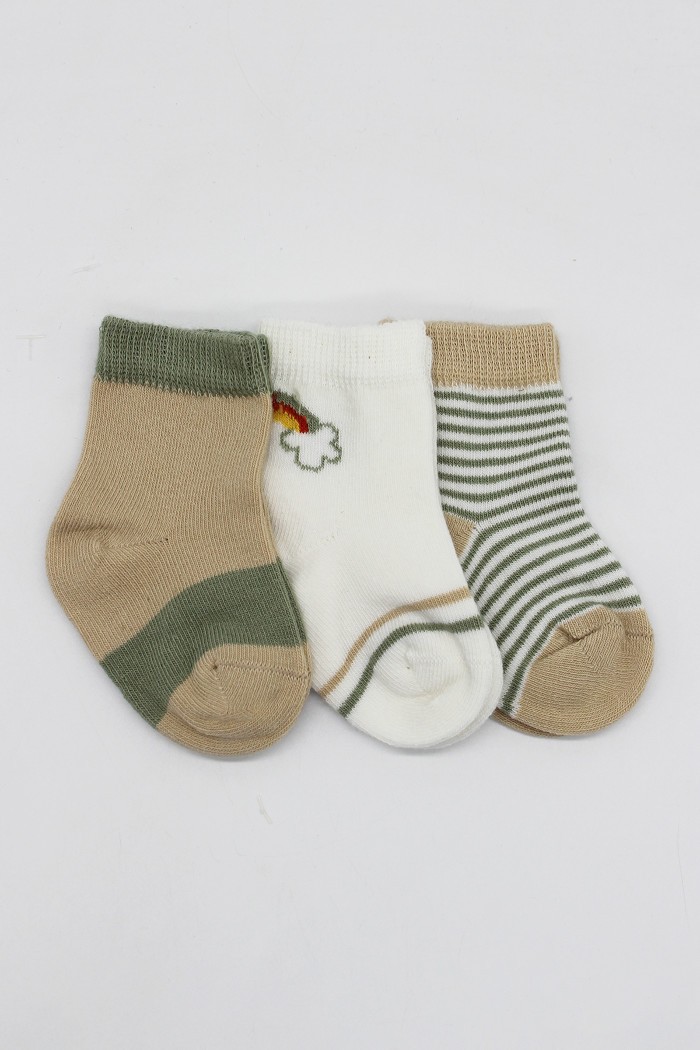 BiStyle Čarapice za bebe BiStyle 3/1,zelene,00-03