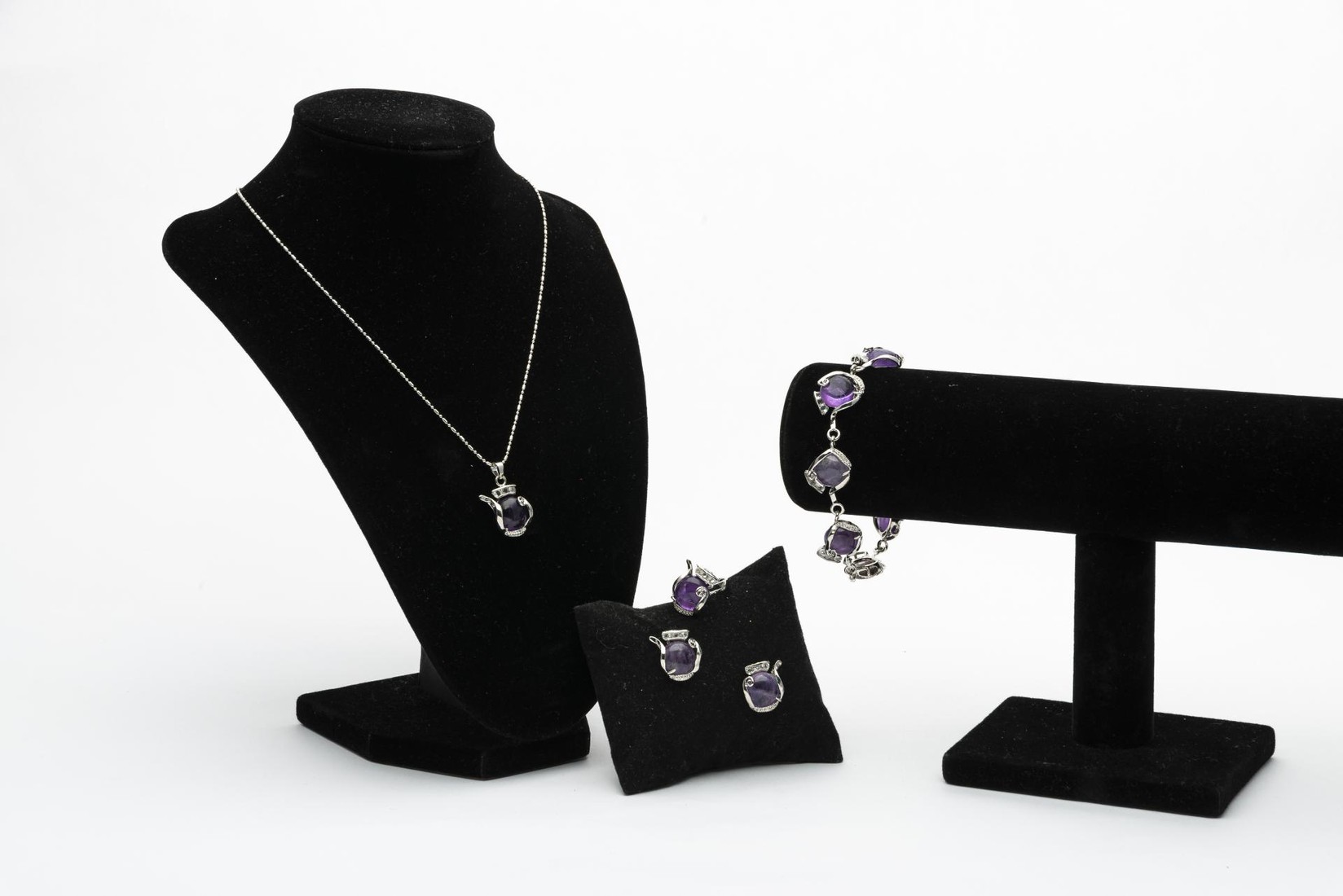 SET BIŽUTERIJA  (E2-5858) lila - 79