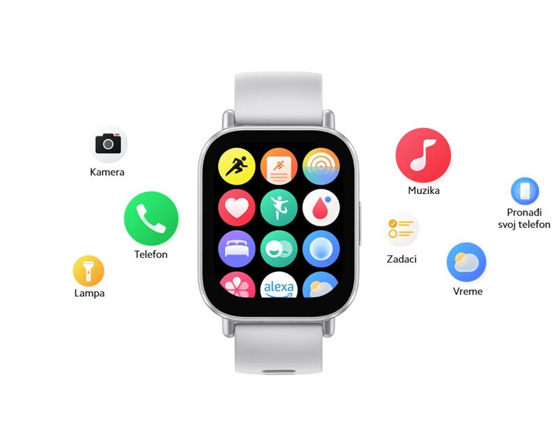 Xiaomi Redmi Watch 5 Active Matte Silver sat (BHR8790GL)