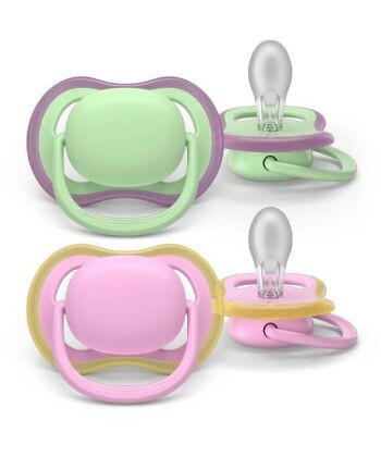 Philips Avent Varalica Air, 6-18 mjeseci, 2 kom, roze/menta boja