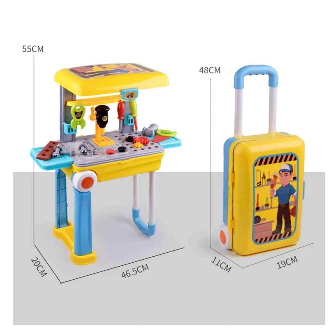 Set alata u koferu 678-210A 18 komada, 90x23 cm, Žuti