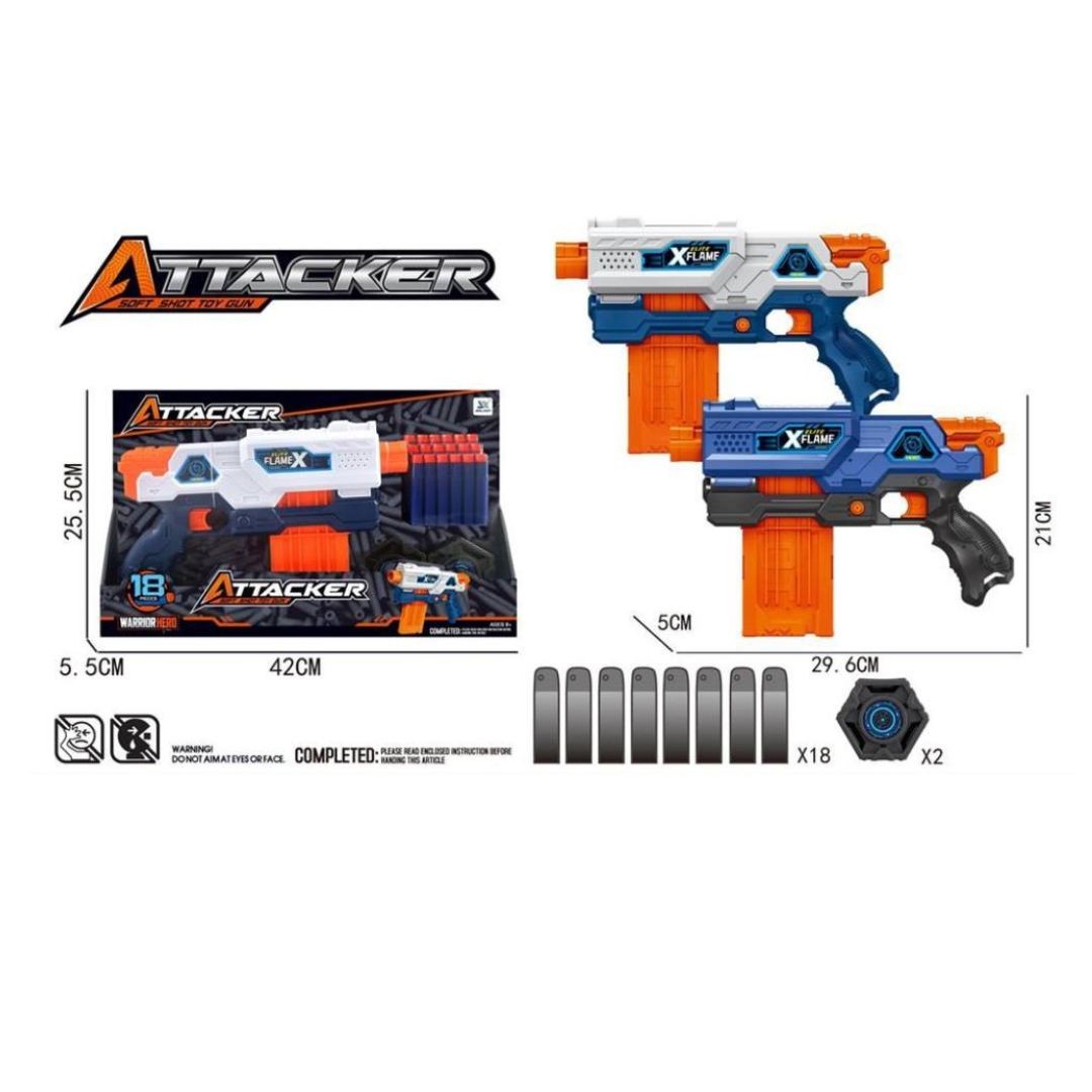 X WARRIOR Igračka pištolj JLX7257, Bijela