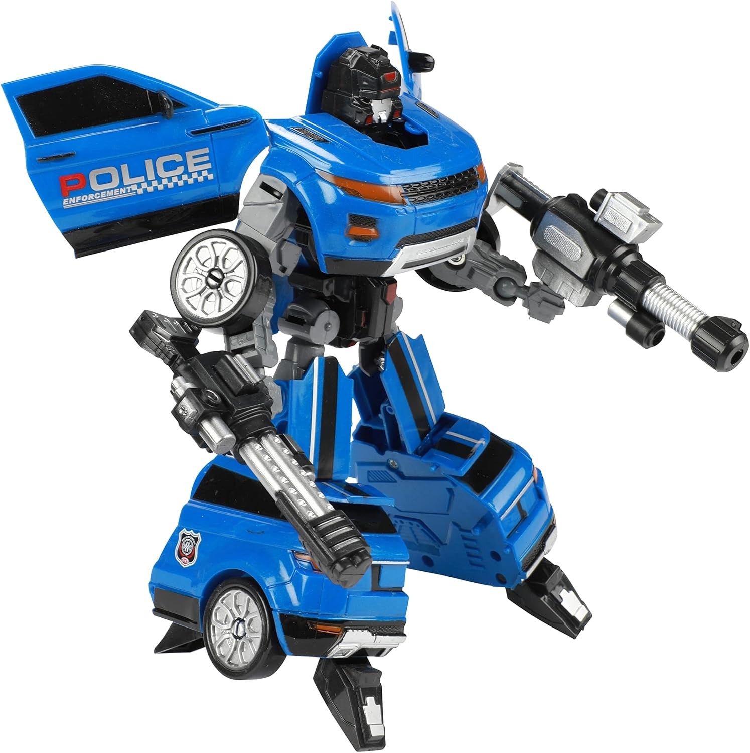 Igračka policijski robot, Plavi