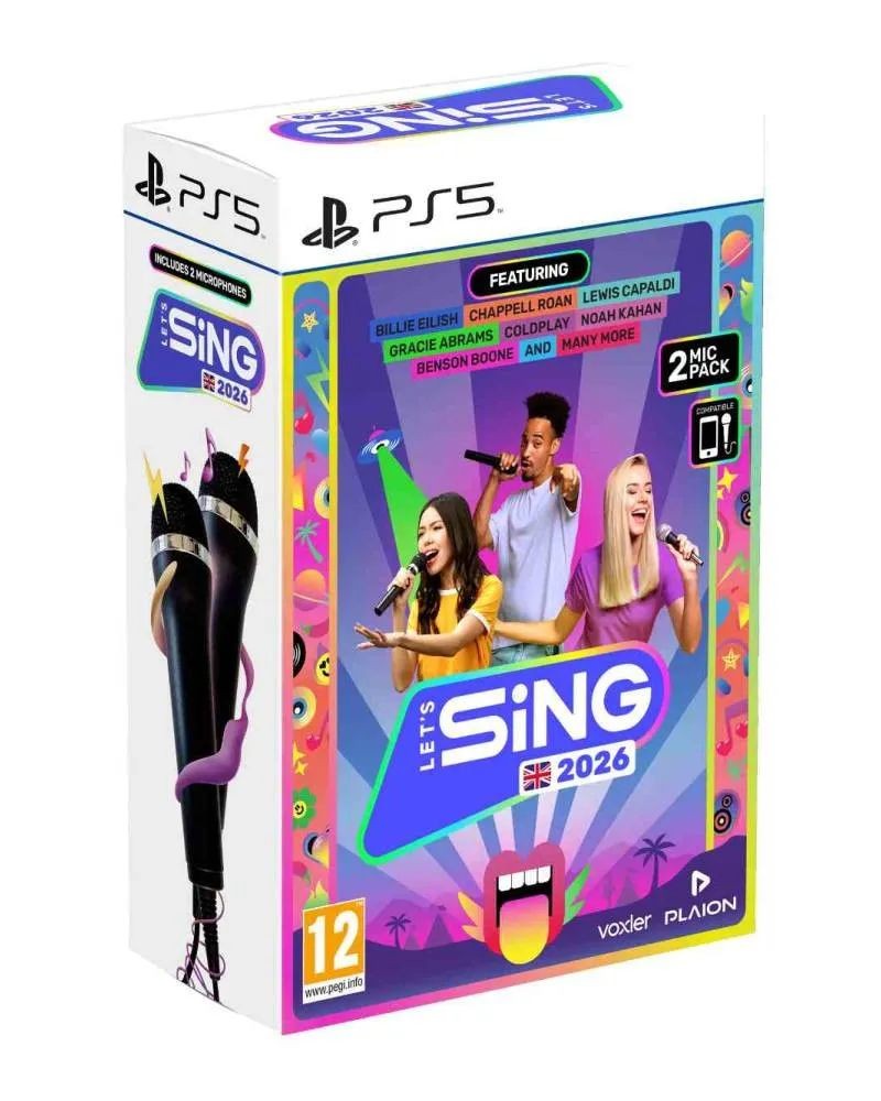 Plaion Igrica za PS5 Let's Sing 2026 + 2 mikrofona