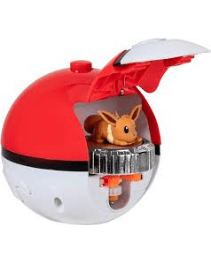 Jazwares Set za igru Pokemon spiner - Eevee i Poke loptica