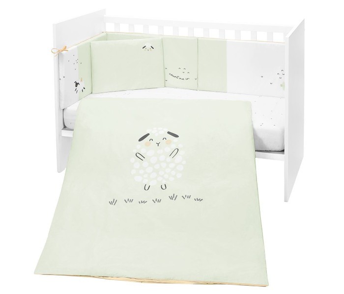 Kikkaboo Set posteljina Kikkaboo šestodjelna 60/120 sleepy sheep