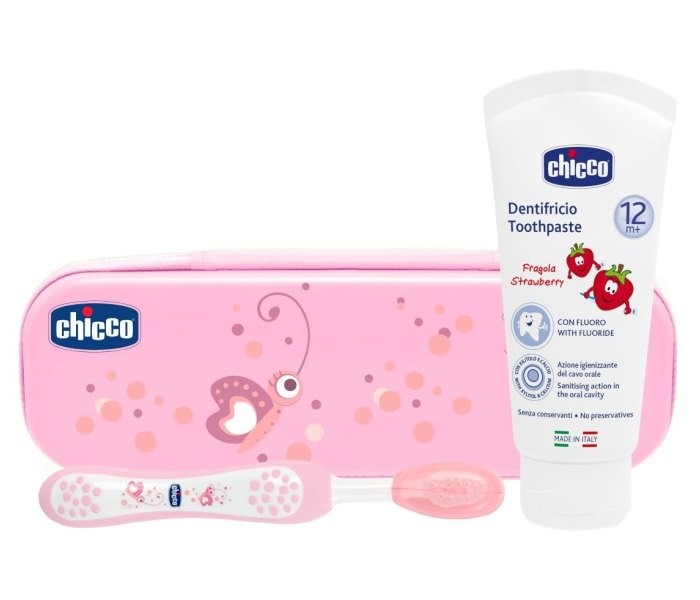 Chicco Set Za Oralnu Higijenu Rozi