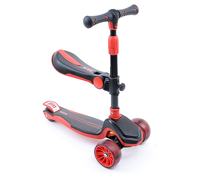 Trotinet sa sjedištem crveni