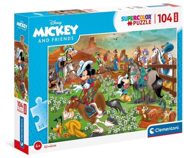 Clementoni Igračka puzle Clementoni 104 kom Maxi Mickey and Friends
