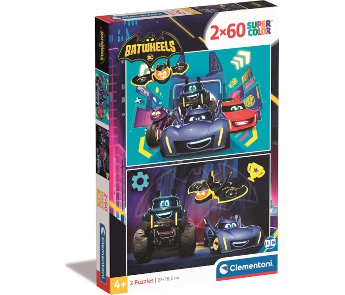 Clementoni Igračka Clementoni puzle 2x60 batwheels