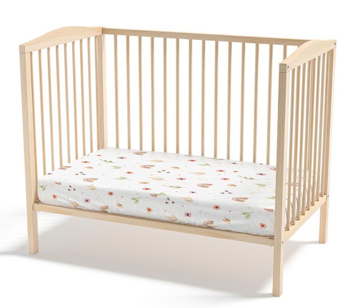 Kidzz čaršaf sa lastikom, cvjetići