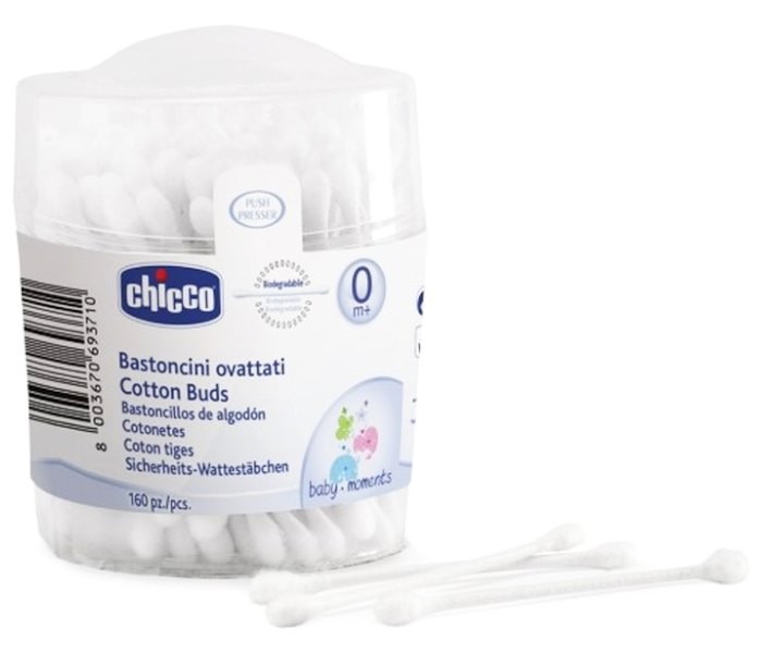 Chicco Stapici Sa Higijenskom Vatom 160 Kom