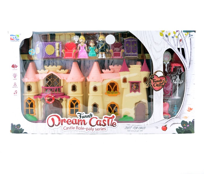 Igračka zamak sa svijetlom i muzikom