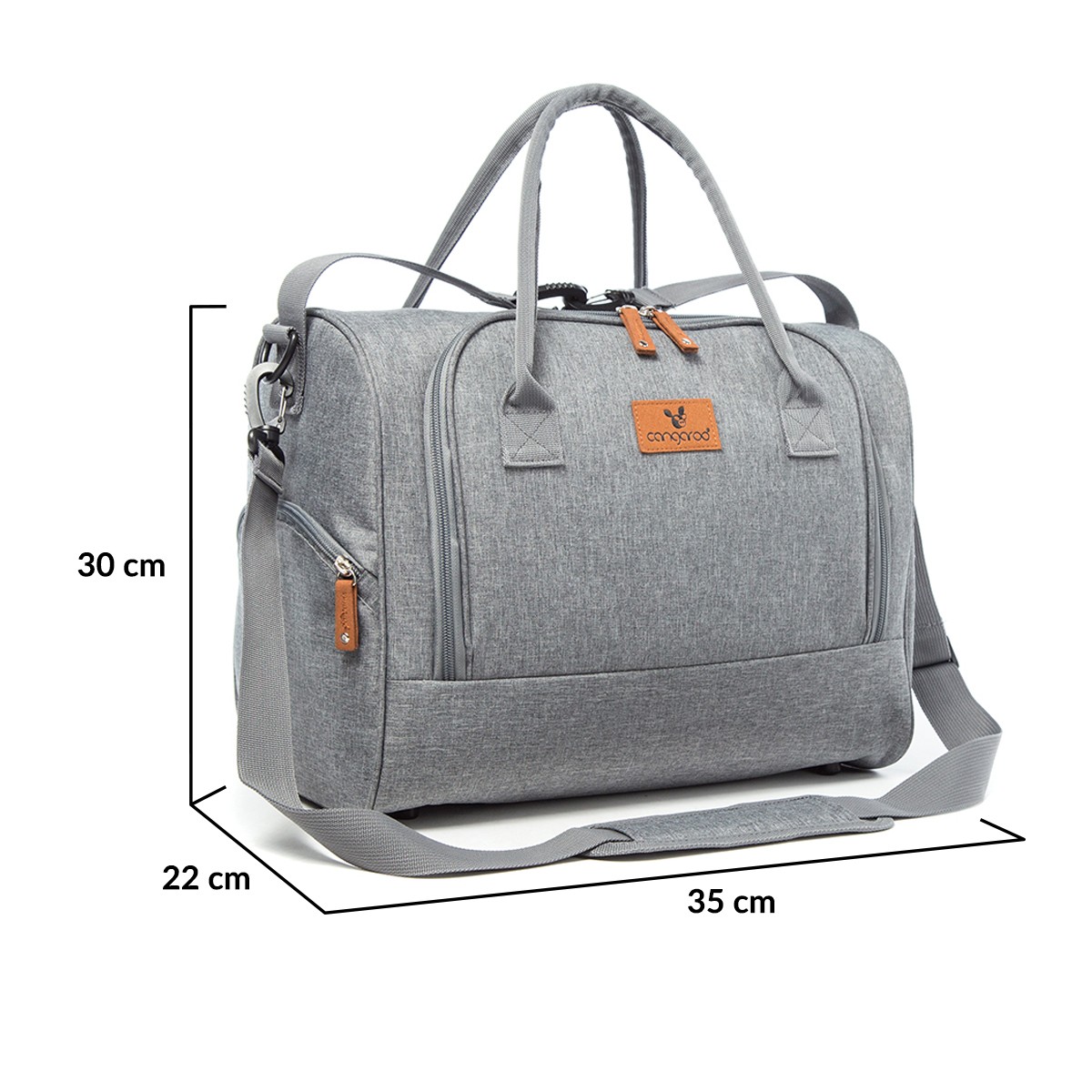 Cangaroo Torba Za Mame Jossi, Siva