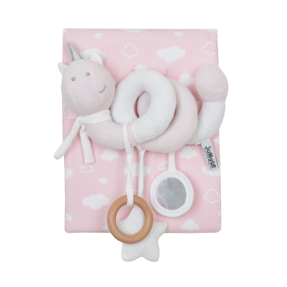 Jungle Baby Jungle Ćebe Sa Igračkom Twister,  Roza