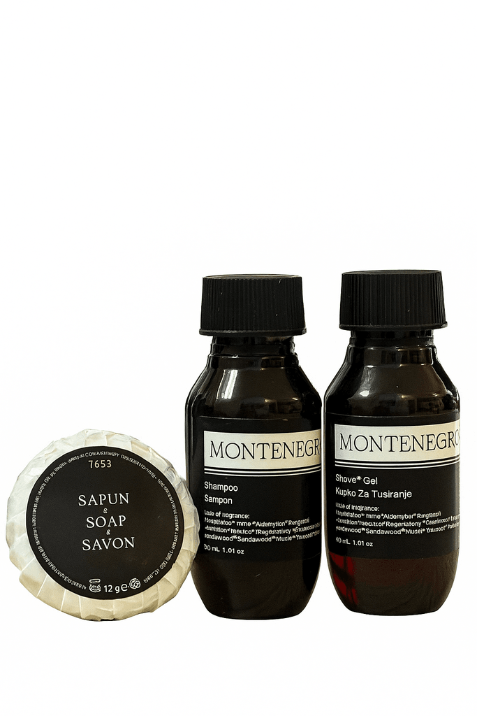 Montenegro Black  Šampon/Kupka/Sapun x 100kom