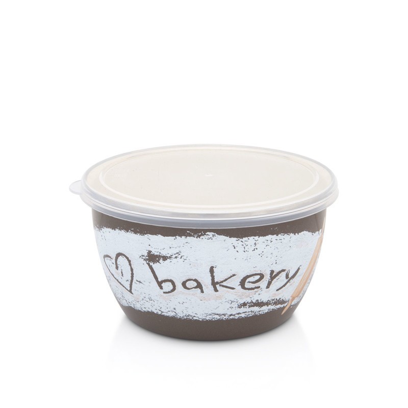 Metalac Posuđe Višenamjenska Posuda16 Sa Pastričnim Poklopcem Bakery, Braon Bež