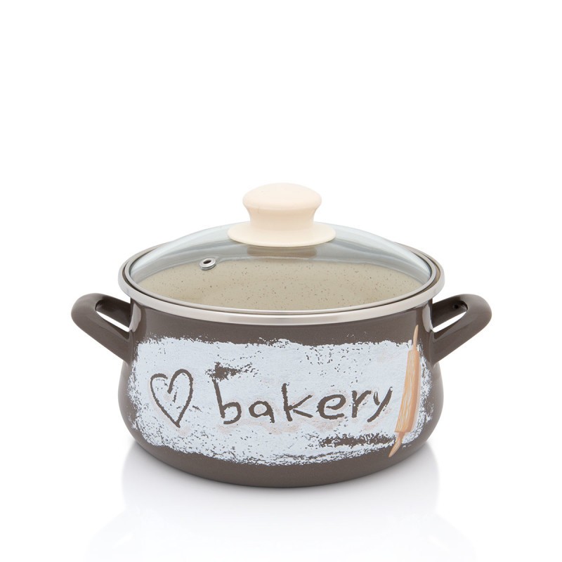 Metalac Posuđe Lux šerpa 18 Sa Staklenim Poklopcem Bakery