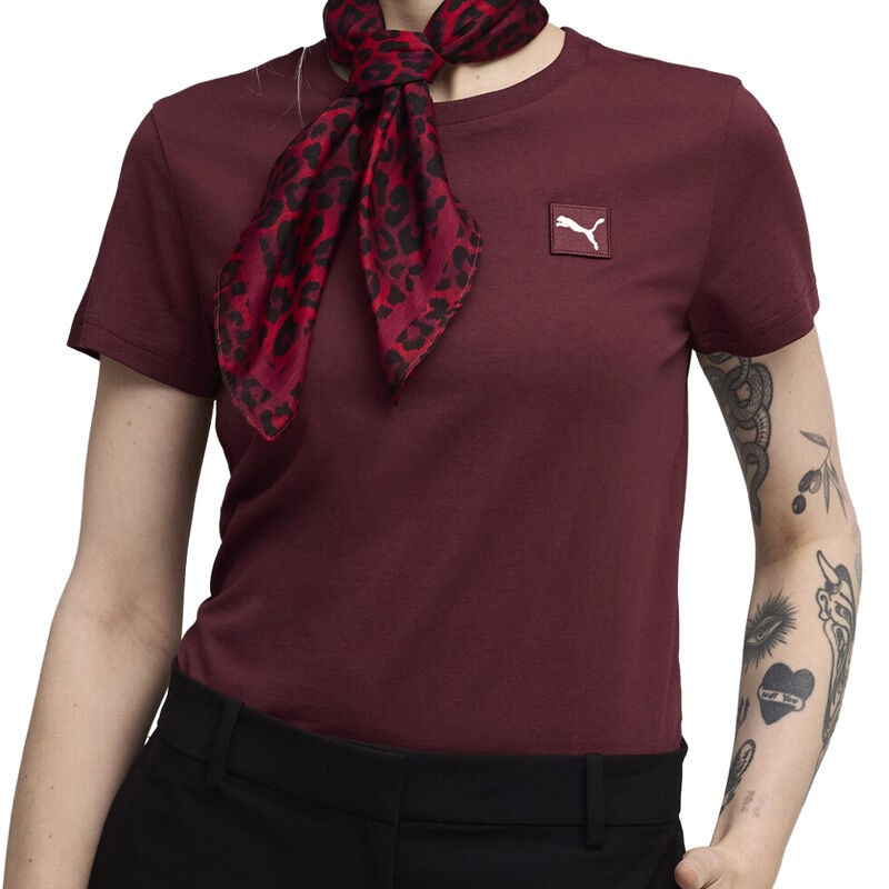Puma Majica Essentials Elevated Za Žene, Bordo