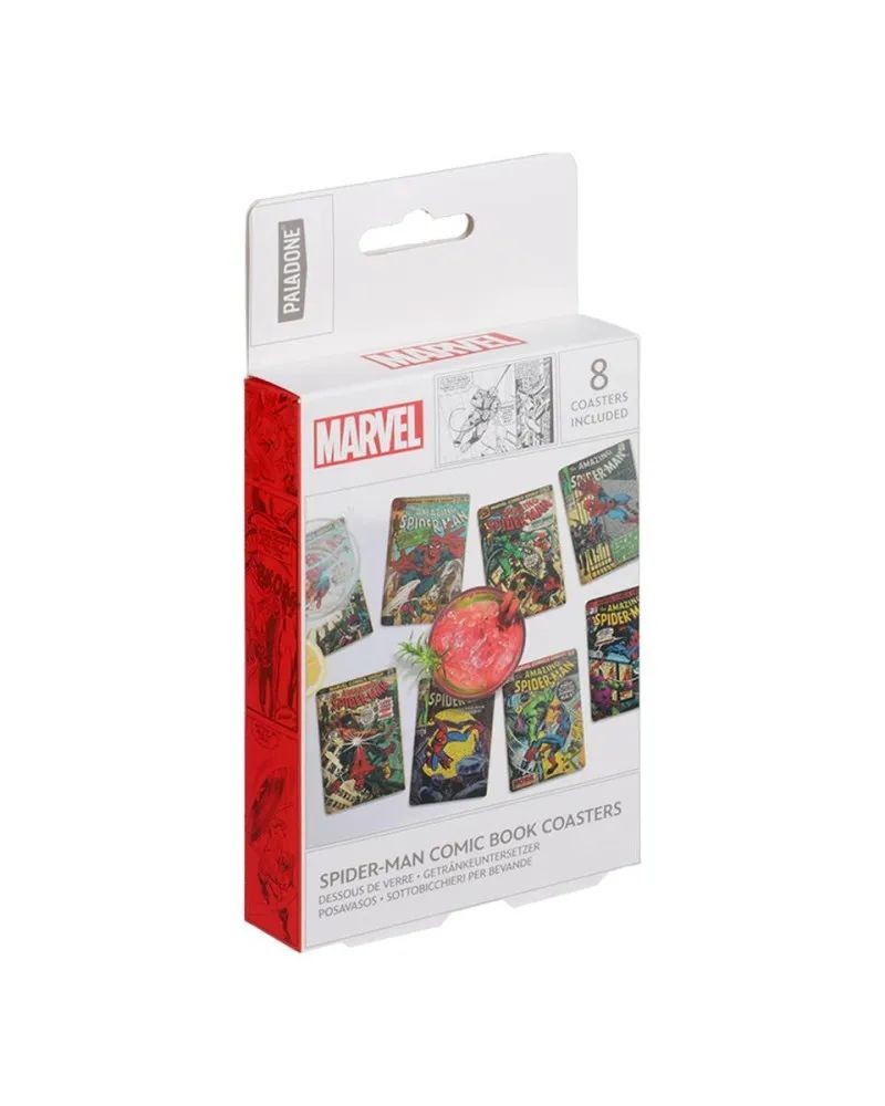 Podmetač za čaše Paladone - Spiderman Comic Book Coasters