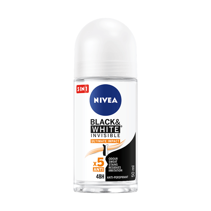 Nivea Deo Black & White Ultimate Impact Roll-On 50Ml