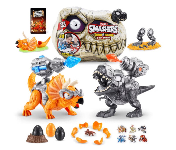 Igračka Smashers Dino Island mini t-rex set za igru