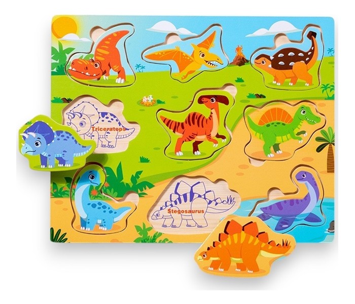 BBO BBO Igračka drveni dinosaurusi