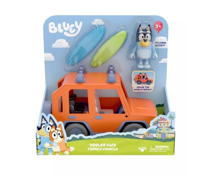 Bluey Igračka Bluey porodični auto