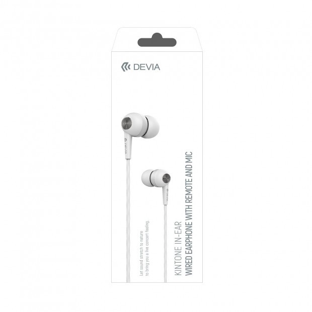 Devine žičane slušalice Kintone, bijele boje