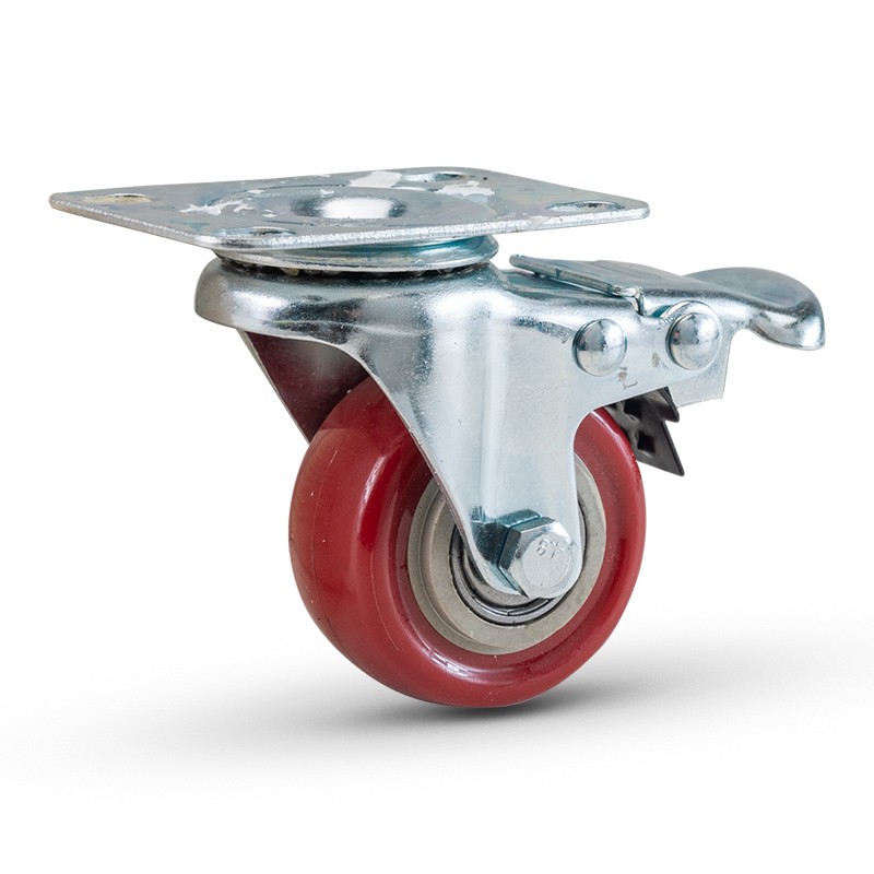 Bormann Točak Pvc Fi 50Mm,Nos. 70Kg,Rotir. Ploča S Kočnicom Bht9043